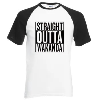 Wakanda Mænds t-shirt i Bomuld 2019 Sommeren Mænd Kort Ærme Raglan T-Shirt Hip Hop Streetwear T-Shirts Til Fans Mærke Tøj
