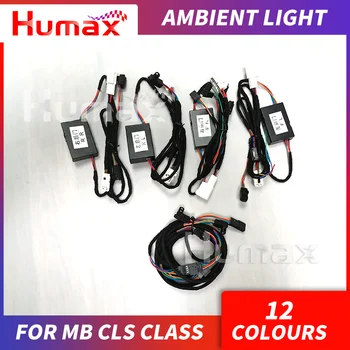12.12 For CLS-klasse W218 CLS63 LED panel panel omgivende lampe atmosfære belysning center konsol LED-lys tilbehør til bilen indvendig