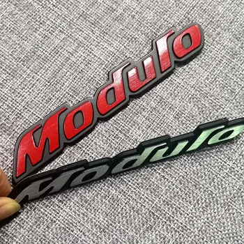 Krom Metal Bil Mærkat Sport Version Med 3D Bogstaver For Moduro