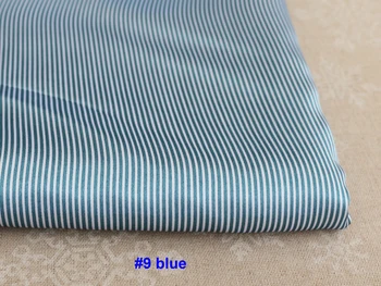 Blød polyester satin materiale textille super tynd stribe stof diy
