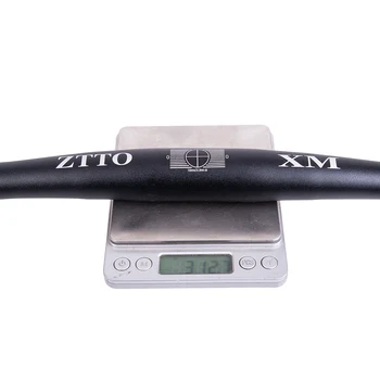 ZTTO XM MTB Cykelstyr Sort Styret 720mm 780mm 31,8 mm Aluminium Flad Bar Lige Tykke Rør 6 grader Backsweep
