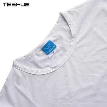 2019 TEEHUB Mænds Kreative Shooting Stars Trykt kortærmet T-Shirt Hipster O-neck Design Toppe Cool Tee Desgin