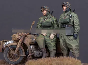 1/35 Harpiks Figur Model Kits WW2 TYSKE Soldater Usamlet umalet