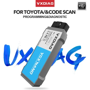 VXDIAG USB NANO Diagnose TIS Techstream V14 V15 Obd2-Kode Scanner ECU Programmering Bil Diagnostisk værktøj til For Toyota/Lexus