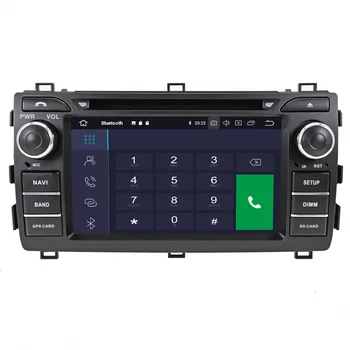2 din stereo receiver Bil radio Styreenhed Audio For Toyota Auris 2013 -Android10.0 bil navigator Multimedia-Afspiller, Gratis kort