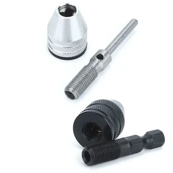 1Pc 0.3-8mm 6,35 mm Quick Change Keyless-Boret Chuck Sekskantet Skaft Adapter Converter Værktøj