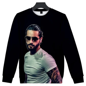 Hot maluma Print Sweatshirt, Mænd/Kvinder, Hip Hop Hættetrøjer maluma Sweatshirt 3D Capless Sweatshirt Polluver Drenge/Piger mode frakke