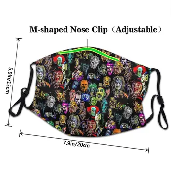 Chucky Seed Of Chucky Horror Film Mascarilla Masque Facial Mask Horror Collection Masker Fation Munden Maske Anti Støvtæt Maske