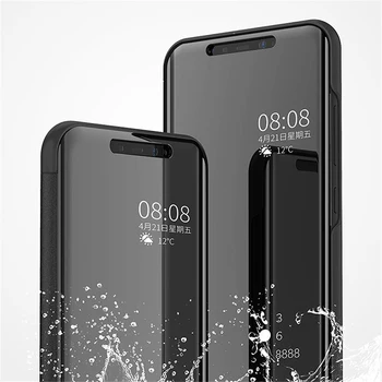Smart Spejl Flip Phone Tilfælde, Xiaomi mi Poco M3 X3 NFC F2 Pro 11 10T Pro 9T 10t lite Sagen Tilbage Dækker på Xiomi Poko M3 Rustning