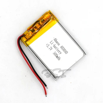 3,7 V Lithium Polymer Batteri 403040 Genopladeligt Li-ion Celle 500mAh For MP5 Navigator, GPS, MP3-MP4 e-Bog Højttaler Kamera