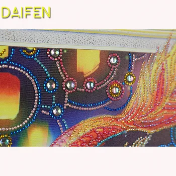 DAIFEN 5D DIY Specielt Formet Diamant Maleri fisk lanterne Håndarbejde 3d Bore Mosaik Broderi Indretning Gave 40 × 50CM DH