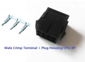 10stk 5559 4.20 mm 8P 8PIN Stik Boliger Dobbelt Række Panel Mount-PC ATX CPU Power Stik til Mini-Fit Mandlige Crimp Terminal