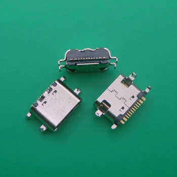 100PCS/MASSE Mikro-USB-STIK 3.1 Type-C 16pin SMD 90 Graders hun Stik Til Mobiltelefon Opladning Port-Stikket
