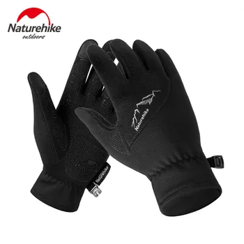 Naturehike Unisex vintersport Touchscreen Fleece Full Finger Handsker for at Køre Jogging, Vandreture, Cykling Ski-Cykling NH17S004-T