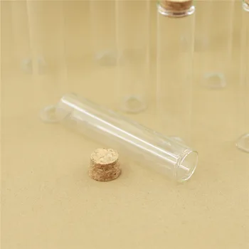 50stk/masse Mini Glas Flaske 22*100mm 25 ml Reagensglas korkprop Spice Flasker Container Lille DIY Glas Hætteglas Små Flasker, glas