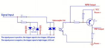 8~16 CHE Optokobler Isolation Modul yrelsen NPN PNP Dual Output Signal Polaritet Konvertering Modul NPN til PNP PNP til NPN 3.3 V~24V