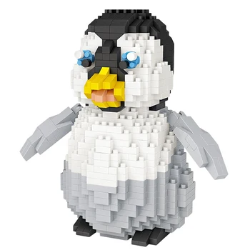 LOZ Diamant byggesten Søde Plastik Penguin Legetøj til Børn Cartoon Animal Anime Handling Figur Samling Model