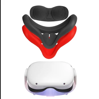 Støvtæt Lens Anti Scratch Tilfælde Silikone Eye Pad Cover Skin til oculus Quest 2 M5TB
