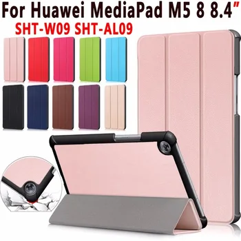 3 i 1 PU Læder etui Smart Stå Dækning For Huawei Mediapad M5 8.4 SHT-AL09 SHT-W09 M5 M-5 8.4 tommer Tablet Gratis Pen og Film