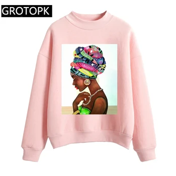 Black Magic Girl Hættetrøjer Kawaii Print Sweatshirt Med Lange Ærmer Kvinder Tøj 2019 Nye Hot Casual Kpop Hip Hop Streetwear Pullover