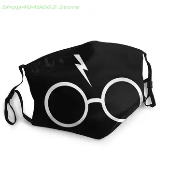 Den nyeste mode masker ELSKER Harry Potter-elskere Hvide-briller Vaskbar Genanvendelige Munden Dække Mode Stof Masker