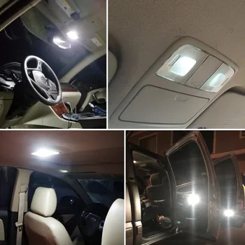8stk Canbus Bil LED Indvendigt Lys Pakke Kit Til Subaru Impreza WRX 2008-2013 Kort Dome Kuffert Nummerplade Lygter