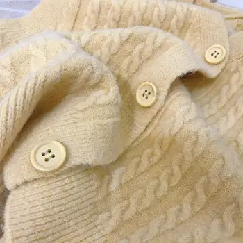 Sweater Vest Kvinder Solid Retro V-hals uden Ærmer Strik Toppe koreansk Stil Ulzzang 3XL Løs Casual Dame Trøjer 7colors Ny