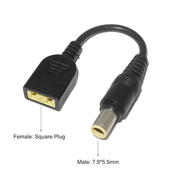 Bærbar Strømforsyning Adapter Stik til Oplader Kabel Ledning til Lenovo Thinkpad X200 X201 Dc-Pladsen USB til 7,9*5,5 mm hanstik Converter