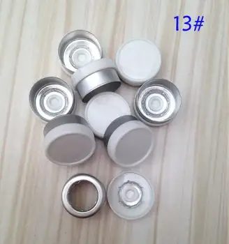 200pcs 13mm Aluminium Plast cap farve valg farmaceutiske caps for crimp hætteglasset Aluminium plast cap halv tåre
