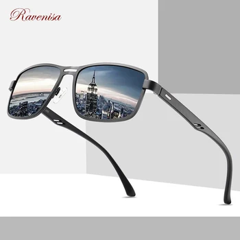 Ravenisa 2020 Nye Mode Solbriller Mænd Polariseret Firkantede Metal Frame Mandlige Sol Briller Kørsel Fiskeri-Brillerne zonnebril heren