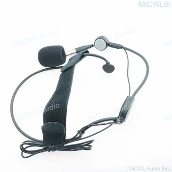 Professionel ME3 Dynamisk Headset Mikrofon Shure UR1 ULX SLX PGX UT UGX Trådløse TA4F mini XLR 4Pin