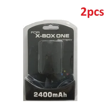 2stk 2400mAh Batteri Pack Til Xbox Spil Trådløse Controller Genopladelige Batterier skal udskiftes med Oplader Kabel