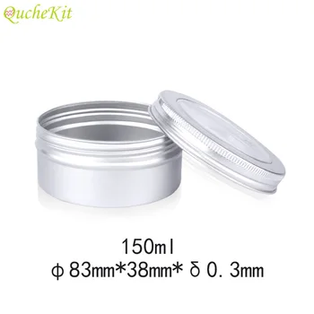 10STK Tin Krukker Med Transparent Vindue af Aluminium, Tin Box DIY Creme Cake Box Makeup Organizer Til Lip Balm Mini Te Dåser 150ml