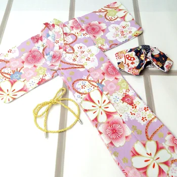 OOAK Japan Style Lilla Kimono Kjole Til 1/4 17