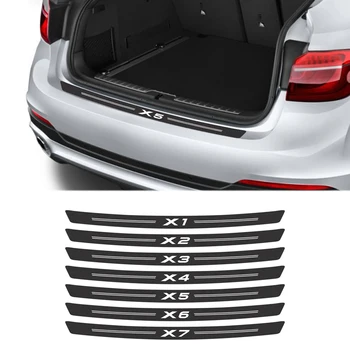 Carbon Fiber Bilens Bagagerum Mærkater Mærkat For BMW X5 E53 E70 E83 F15 G05 X1 F48 X3 F25 X6 E71 X2 F39 X4 F26 X7 G07 Bil Tilbehør