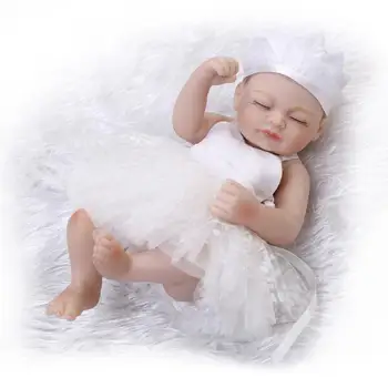 26cm reborn baby doll sød simulering dukker Silikone mini Med dukken Livagtig dukke toy nytår Gave fotografering rekvisitter