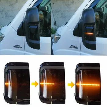 Sidefløj bakspejlet Dynamisk Blinklys Flyder Indikator LED-blinklys Lys For Peugeot Boxer Fiat Ducato Citroen Jumper