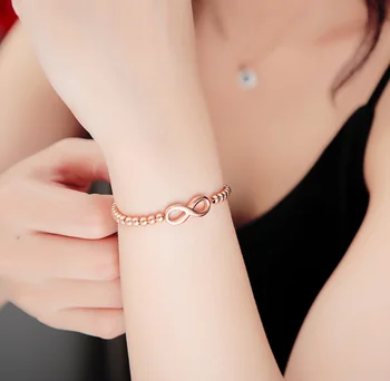 Ny Mode Honey Rose Guld Perler Armbånd til Kvinder Charms Kvinders Armbånd Engagement Gaver Kæde BZL001-G