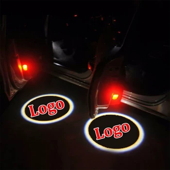 2 Stk LED Bil Døren Lampe velkommen logo projektion Lys for mange slags bil