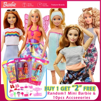 Barbie Mærke Dukker Kid Legetøj 22 Leddene Flytte 12 Tommer Smuk Pige Foregive Sjove Drøm, Noget For Børn Gave FTG80