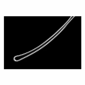 ROLILASON Nye Box Chain Halskæde engrospris Ren 925 Solid Sterling Sølv, 45 cm 2017 Fine Smykker SN102