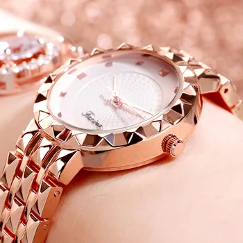 Ure Kvinder Mode Luksus Damer Armbånd Ur boks Kvinder Kvarts Kjole Armbåndsur Feminino Reloj Mujer Håndled til Gave