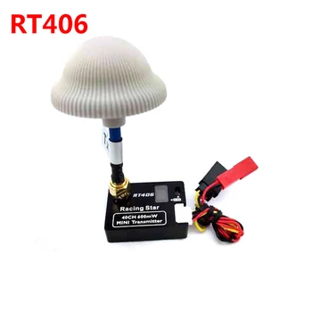 RT406 Mini 5,8 G 600mW Liquid Crystal Display Med Antennen Gennem Små Fire-aksen Legering Billede Transmitter Sæt