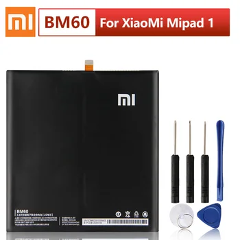 Original XIAOMI BM60 BM61 Batteri Til Xiaomi MI Mipad 1 Mipad 2716 Autentisk Tablet Batterier 6700mAh 6190mAh