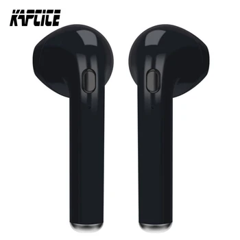 Hot Sell KAPCICE i7s TWS Mini Trådløse Bluetooth Hovedtelefoner Stereo-Headset Med Ørepude Opladning Max Mic For Alle Smart telefon