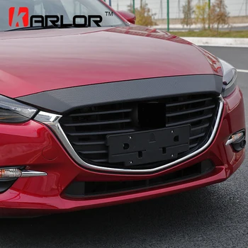 3D Carbon Fiber Scratch Protection Hood Bonnet Film-Bil Styling Stickers Og Klistermærker Til Mazda 3 Axela 2016 2017 Tilbehør