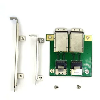 Computer Komponenter til Interne SFF-8087 36P til 2-Port stik til Ekstern HD sas26P SFF-8088 Front Panel PCI-SAS-Kort Adapter yrelsen
