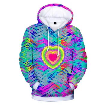 3 Til 14 børn hættetrøjer 3D Tie Dye Flashbacks hoodie sweatshirt drenge piger Farverige Psykedeliske Jakke frakke børn tøj