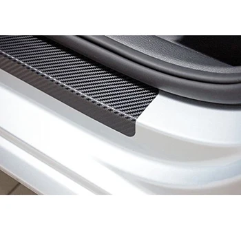 Carbon Fiber Vinyl Klistermærke Bil Dør Karmen Protector Scuff Plate For Chevrolet Impala Bil Tilbehør