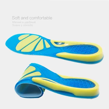 Silicium Indlægssåler Gel Ortopædiske Fod Pleje af dine fødder med Sko Sole Sport Indlægssåler stødabsorberende Puder Arch Orthotic Pad Indersål